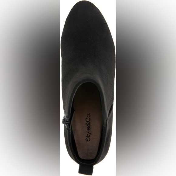 Style & Co Women's Black Ankle Bootie- Size 11M - Picture 3 of 8